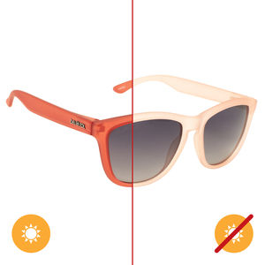 Solize Can You Feel It-Frosted Pink to Red by DelSol for Women-1 Pc Sunglasses